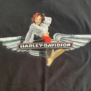 Used- Mens Harley Davidson Redwood City, CA. t-shirt